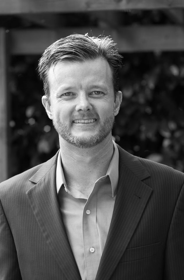 Black and white portrait of Portland real estate broker James Begg